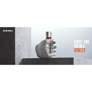Diesel Only the Brave Street for Men 2.5 OZ Bergamot, vetiver, Licorice & Basil